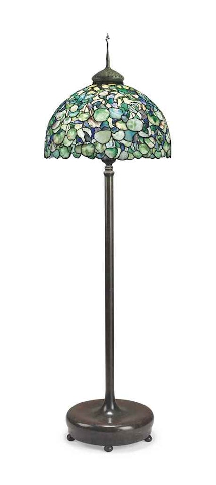 A 'SNOWBALL' FLOOR LAMP by Tiffany Studios