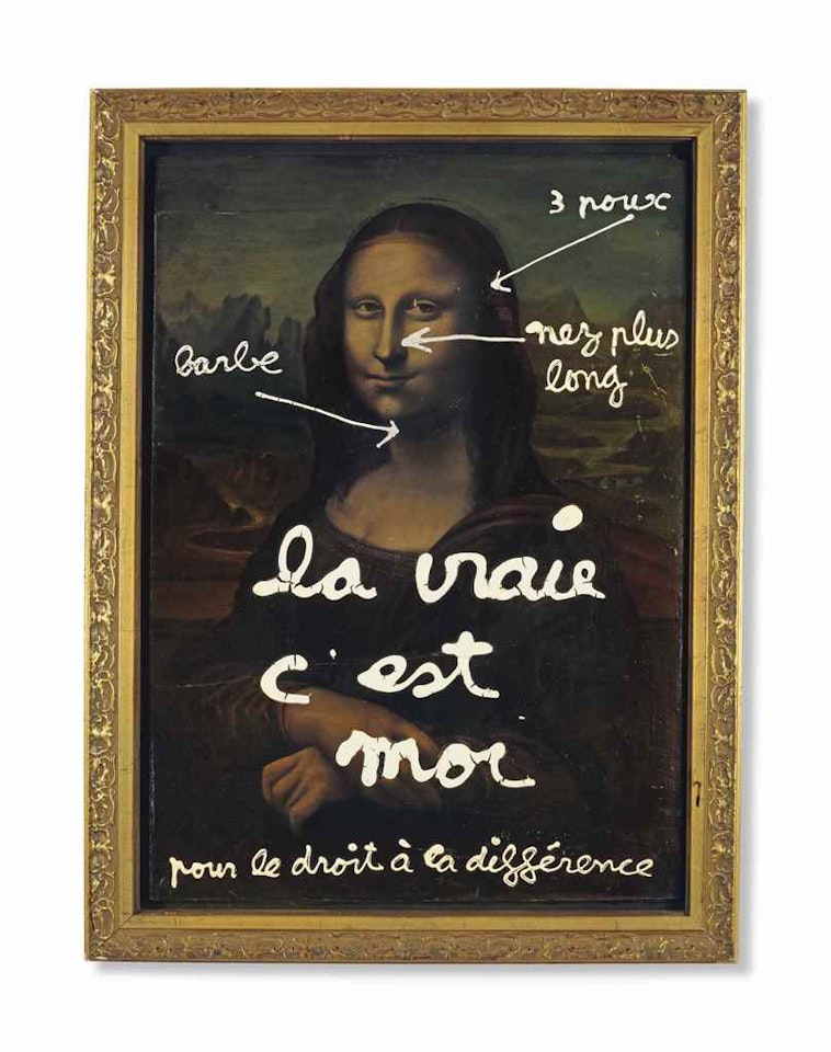 La vraie c'est moi by Ben Vautier