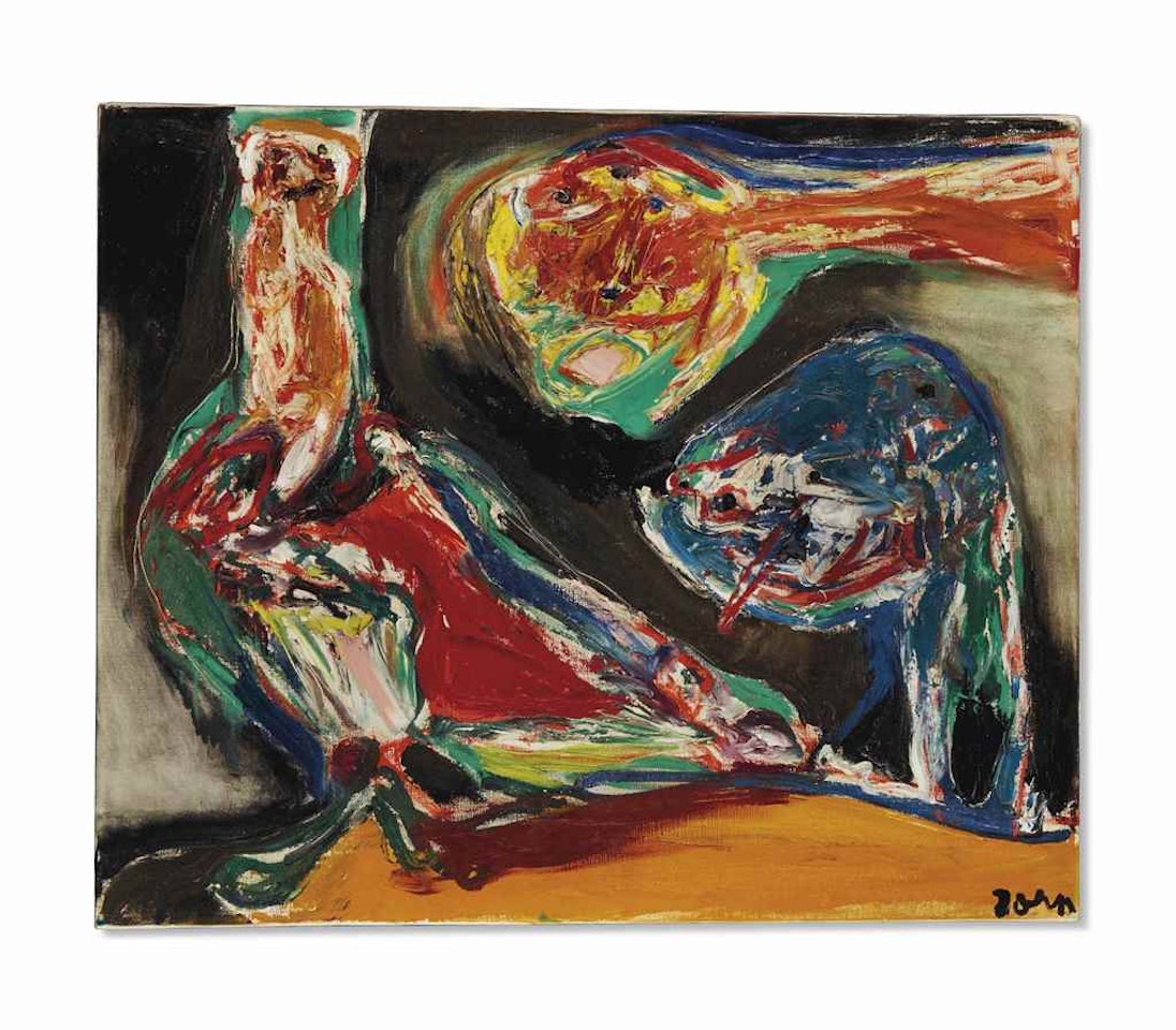 Fuglens dag (Le jour de l'oiseau) by Asger Jorn