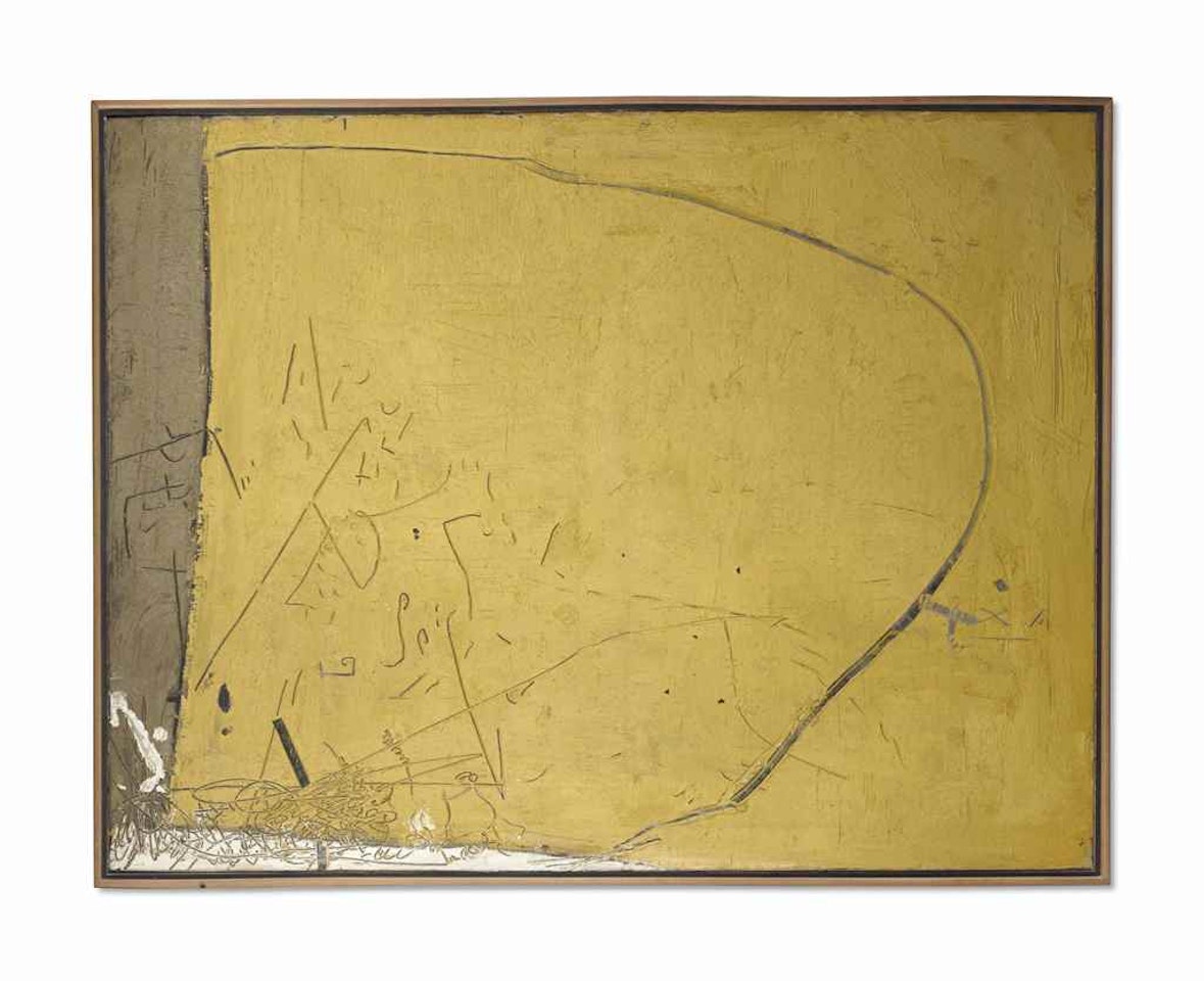 Peinture jaune No. XXIV by Antoni Tapies