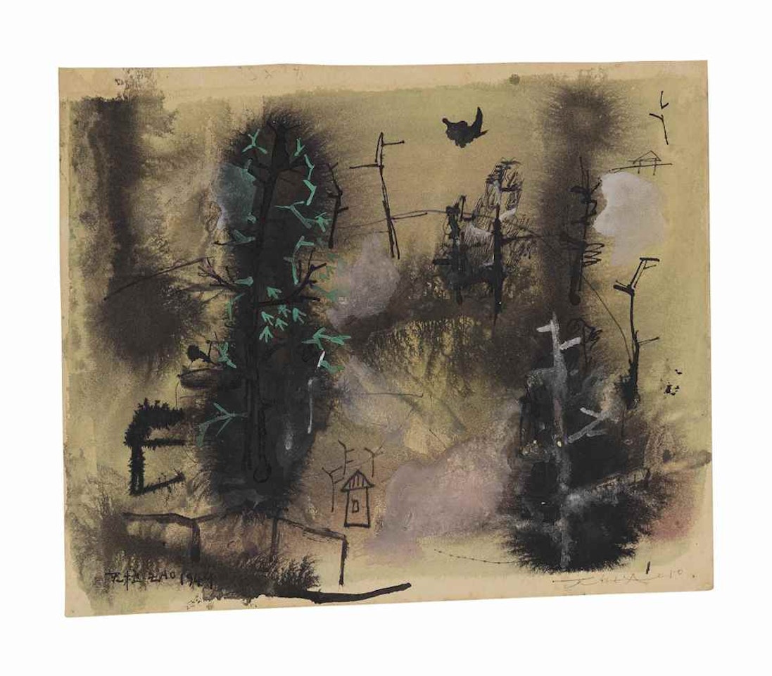 Sans titre (forêt) by Zao Wou-Ki