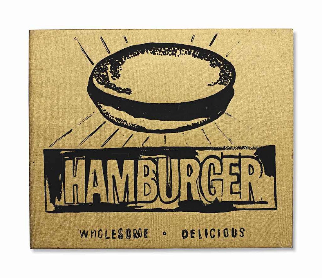 Hamburger by Andy Warhol