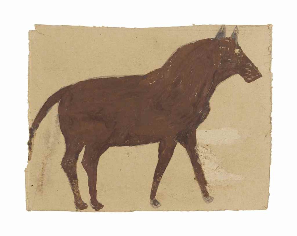 Brown Horse by Bill Traylor