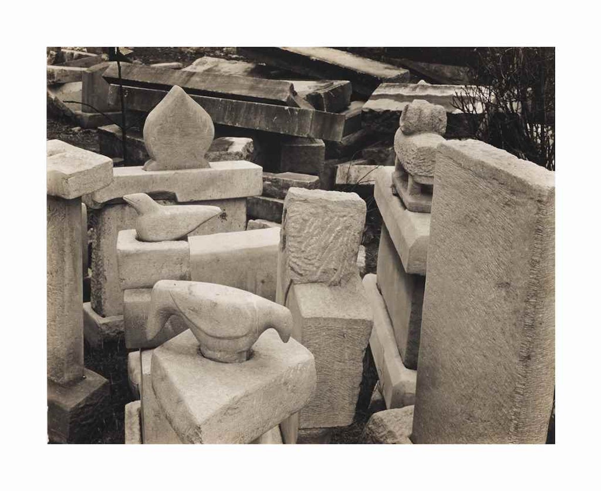 Untitled (William Edmondson Tombstone Sculptures) by Edward Weston