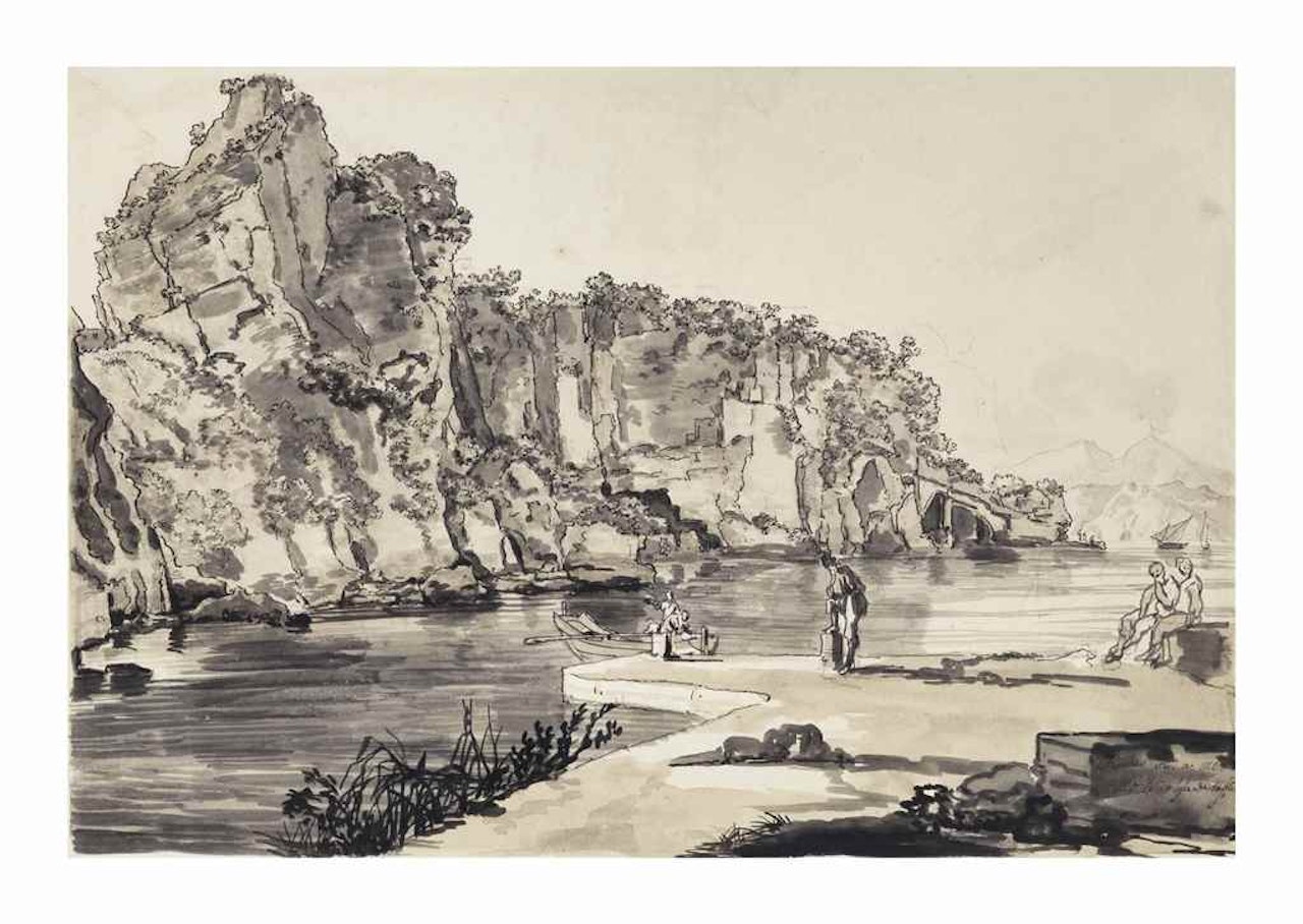 View of Capo Miseno between Cuma and Pozzuoli by Claude Joseph Vernet