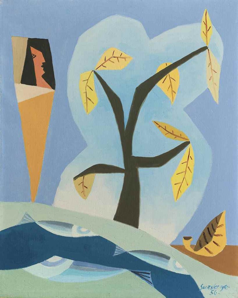 Composition à l'arbre by Leopold Survage