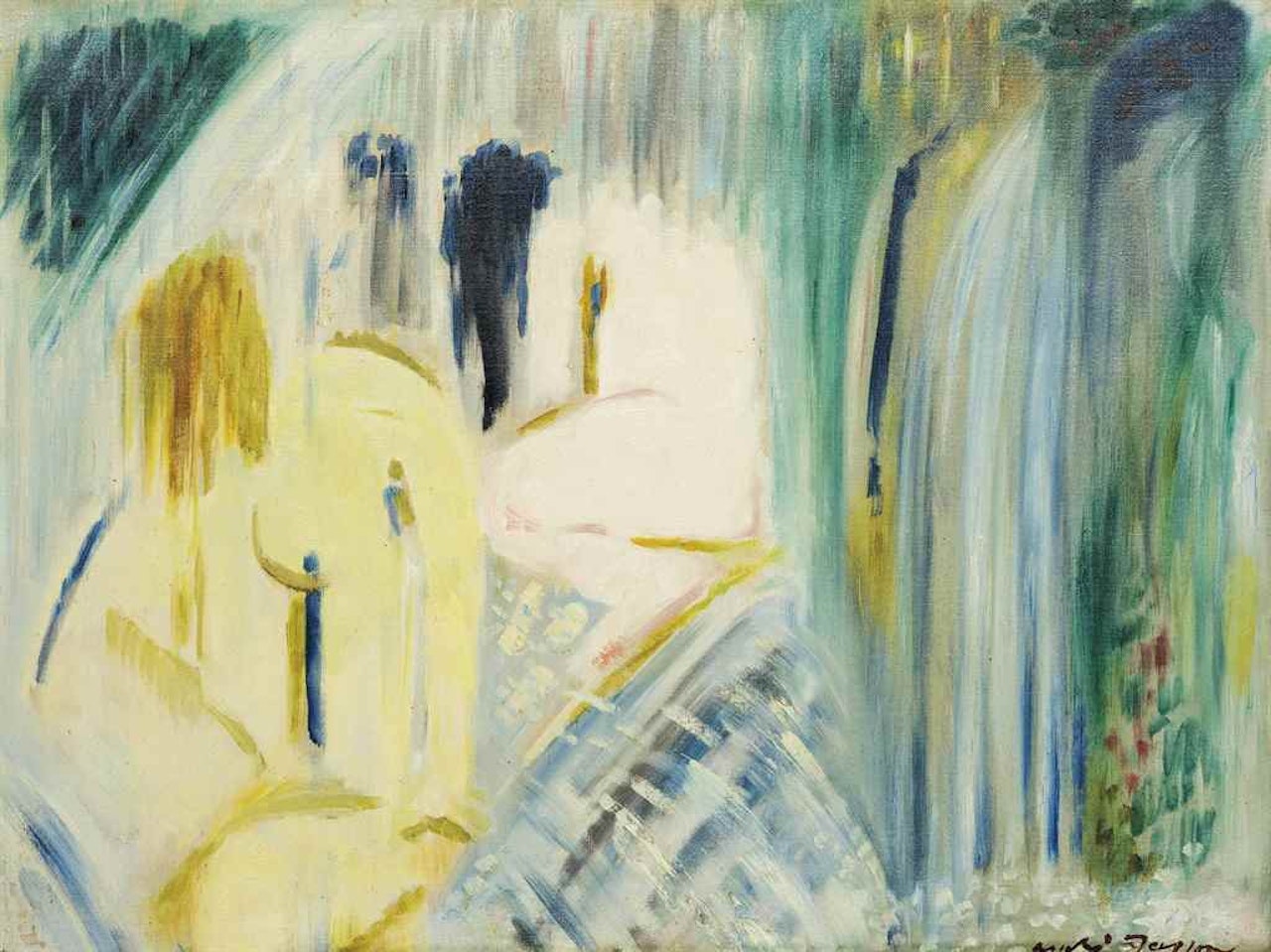 Baigneuses au torrent by André Masson