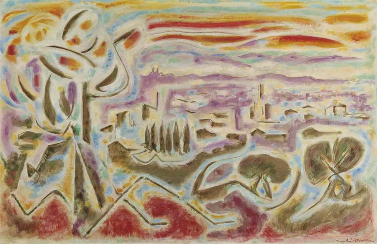 Vue d'Aix-en-Provence by André Masson