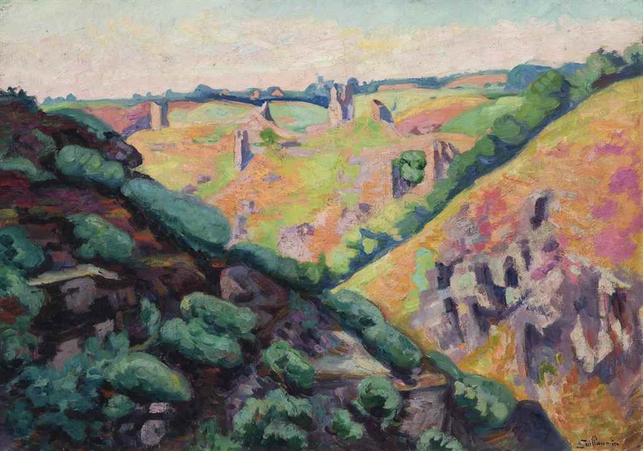 Les ruines du Château de Crozant by Armand Guillaumin