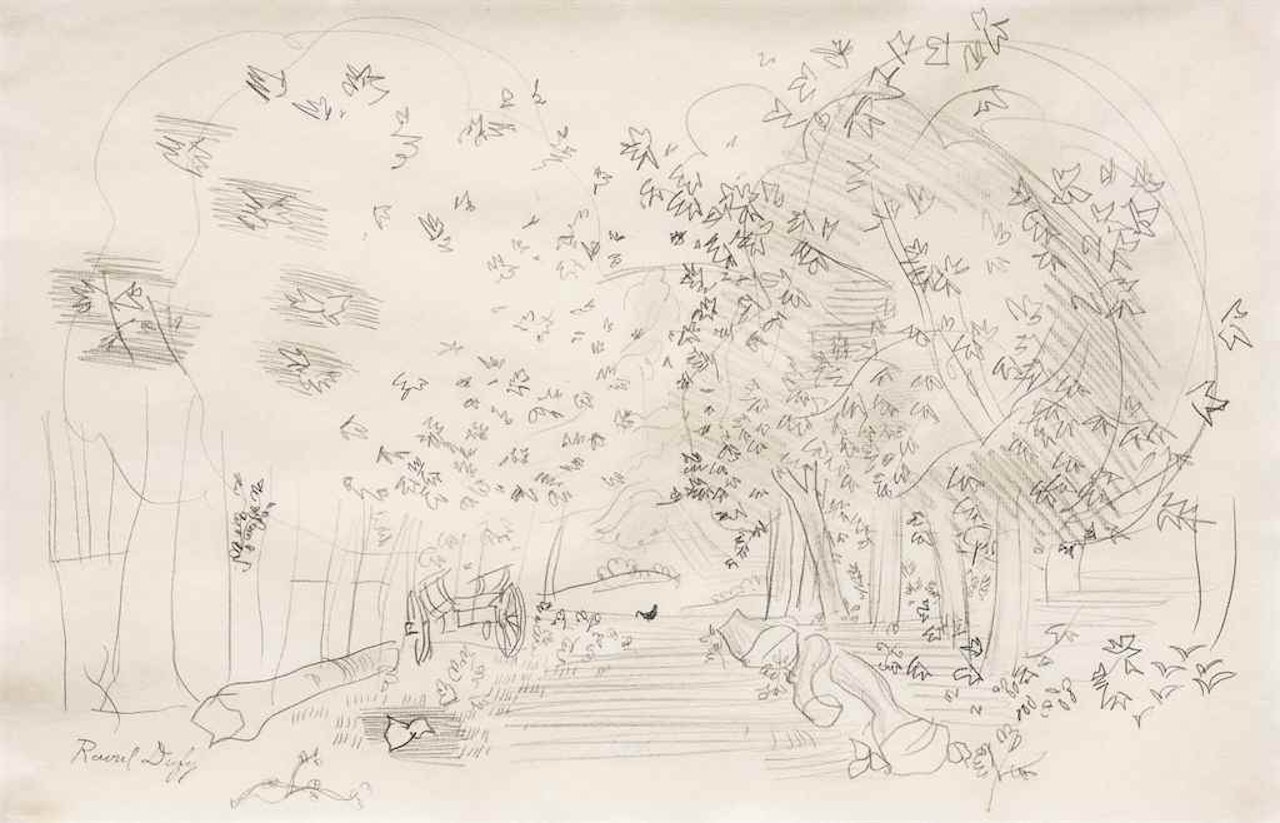 Sous-bois à Montsaunès by Raoul Dufy