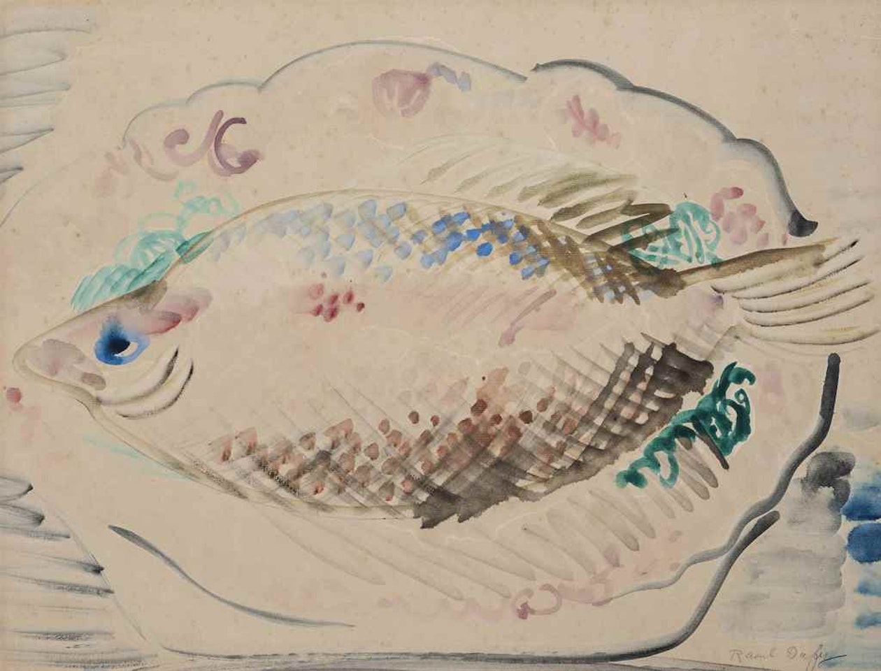 Le turbot by Raoul Dufy