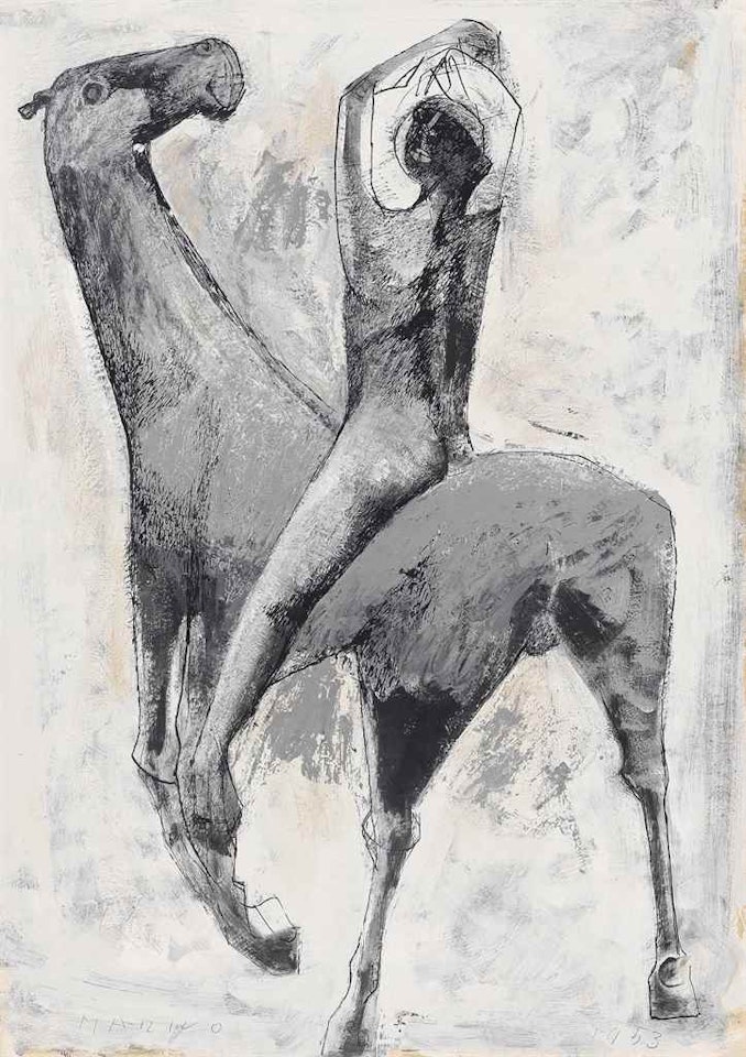 Cavallo e cavaliere by Marino Marini