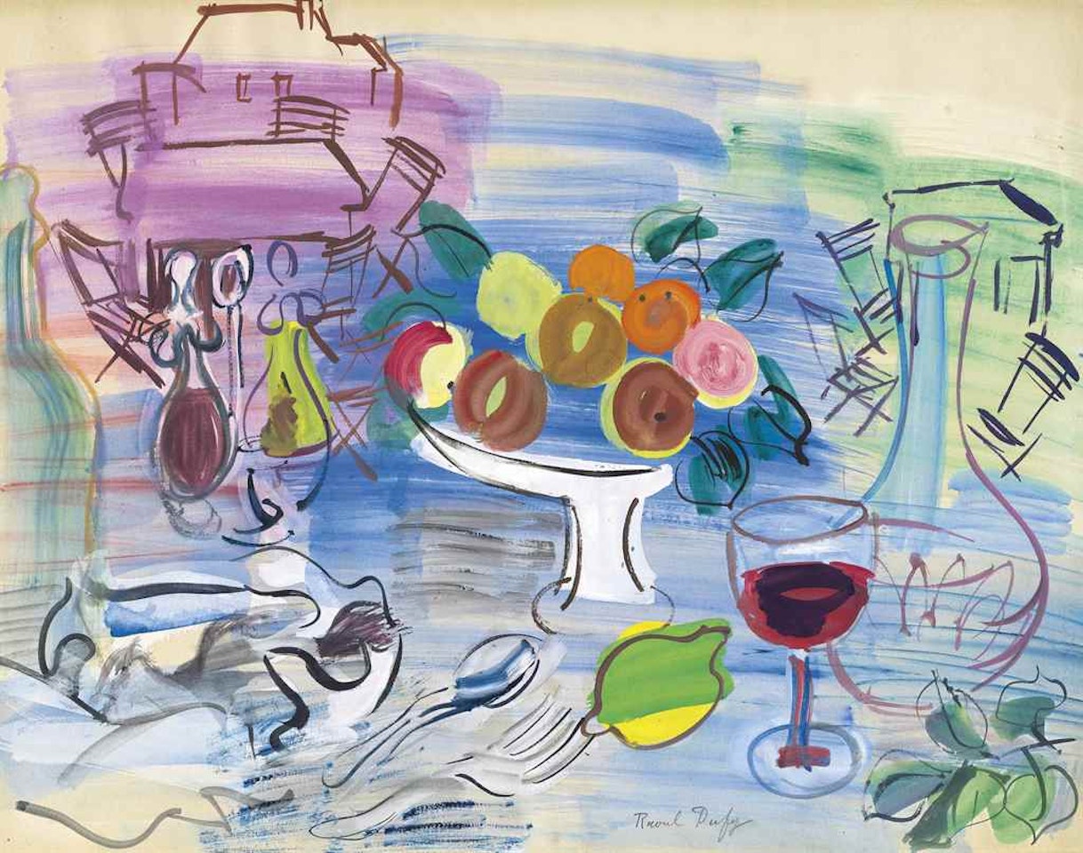 Nature morte au jardin by Raoul Dufy