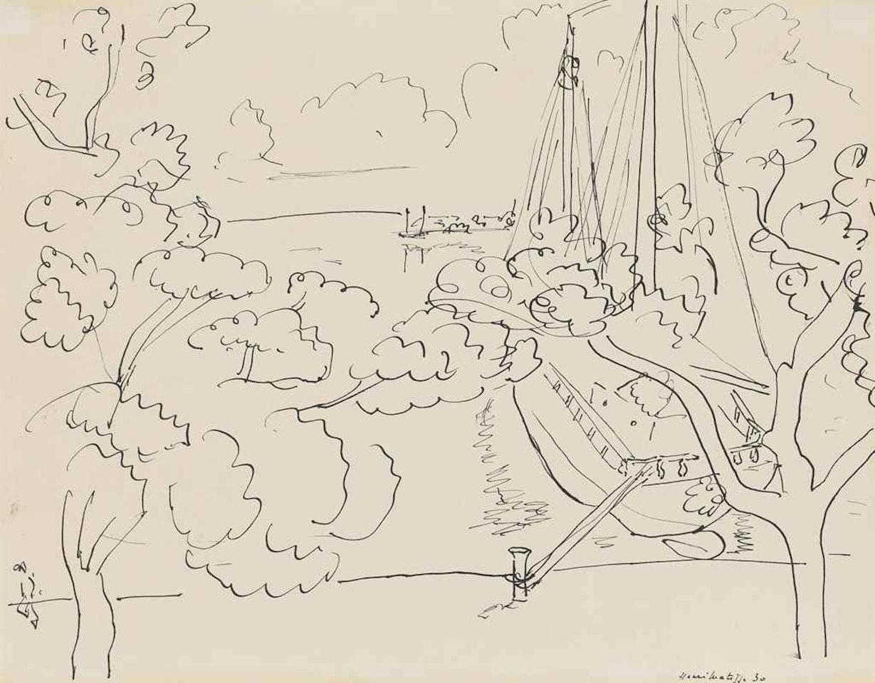 Bateau à l'amarre by Henri Matisse