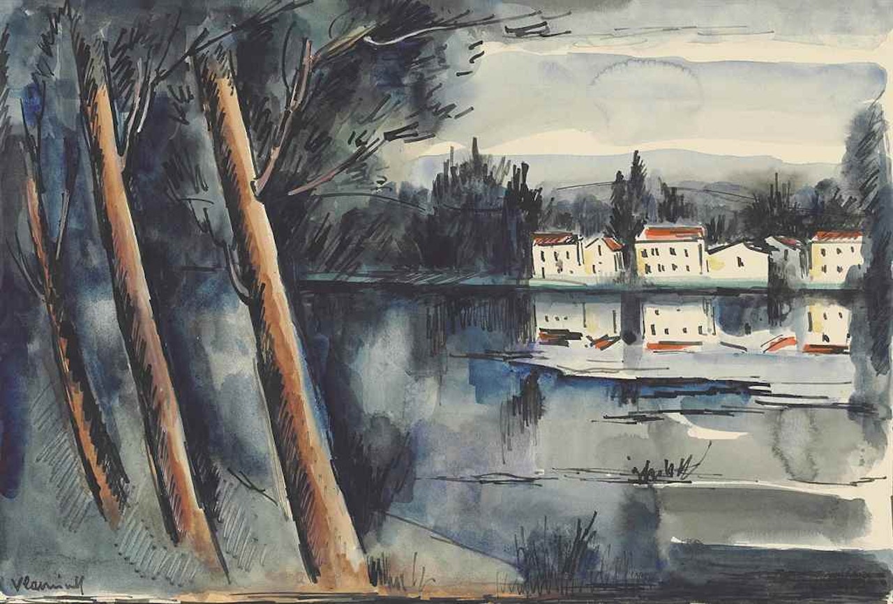 Bord de rivière by Maurice de Vlaminck