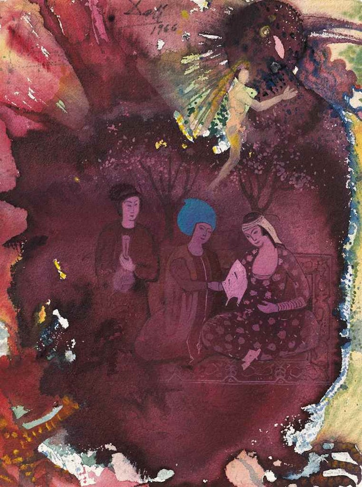 Trois figures persanes by Salvador Dali