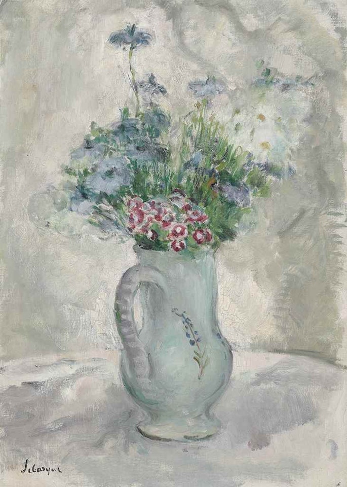 Fleurs dans un vase by Henri Lebasque