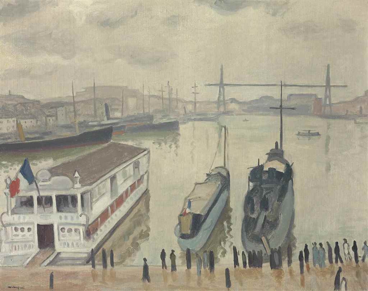 Le cercle nautique, Marseille by Albert Marquet