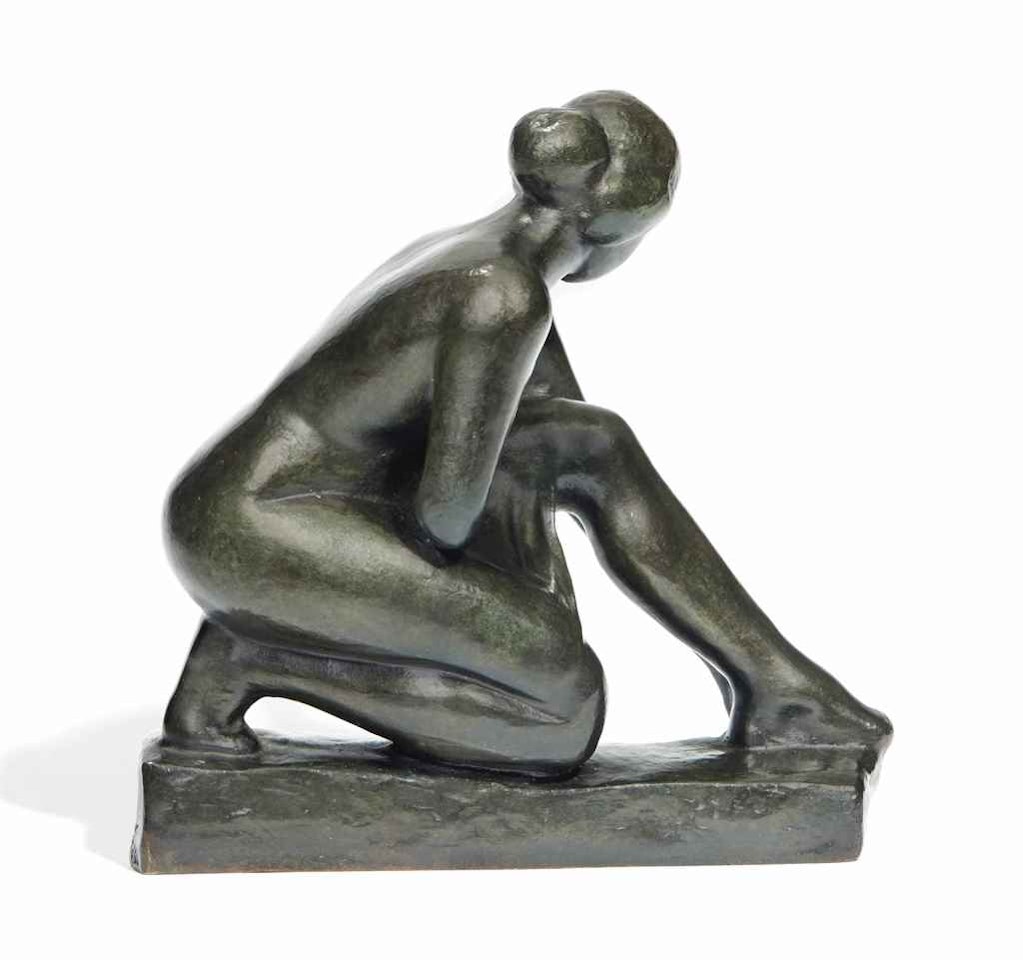 Ramasseuse d'herbes sauvages by Aristide Maillol
