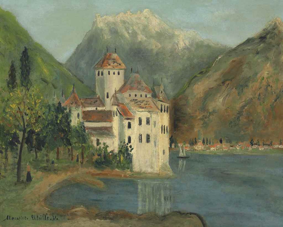 Château de Chillon (Suisse) by Maurice Utrillo