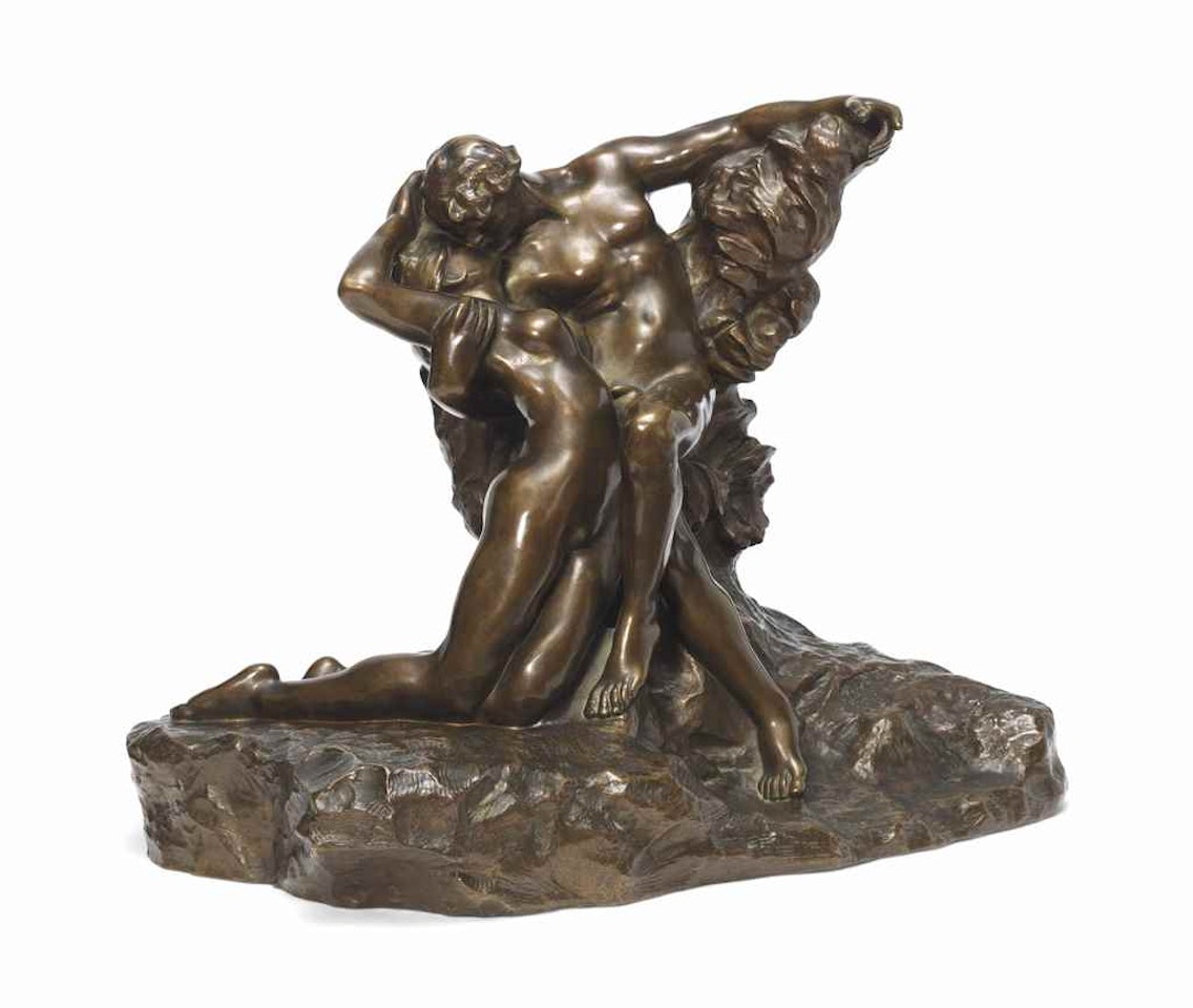 L'éternel printemps, second état, troisième réduction by Auguste Rodin