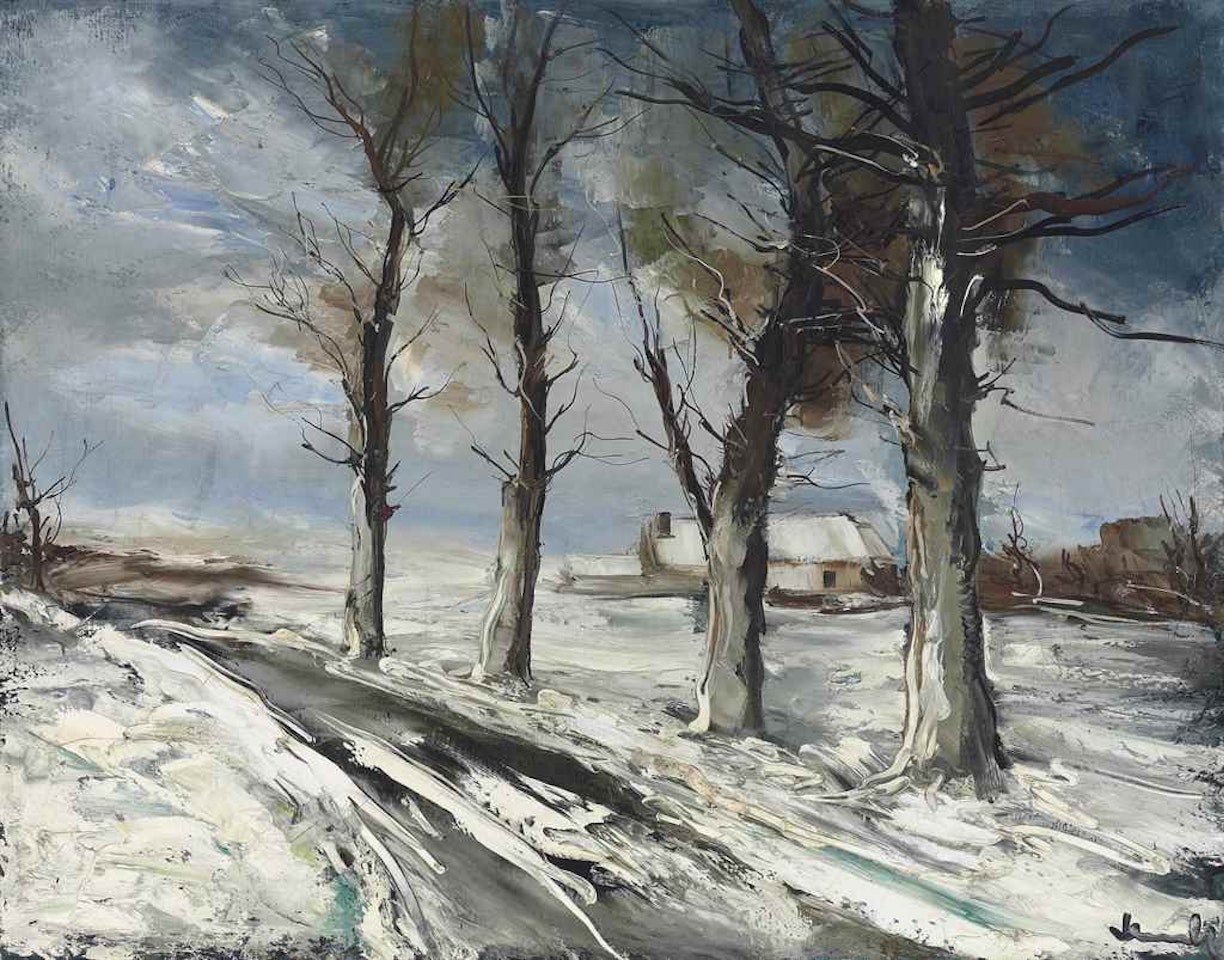 Grande neige by Maurice de Vlaminck