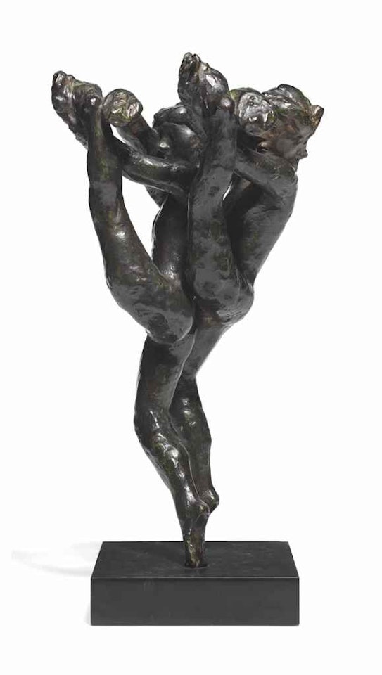 Pas de deux, étude type B by Auguste Rodin