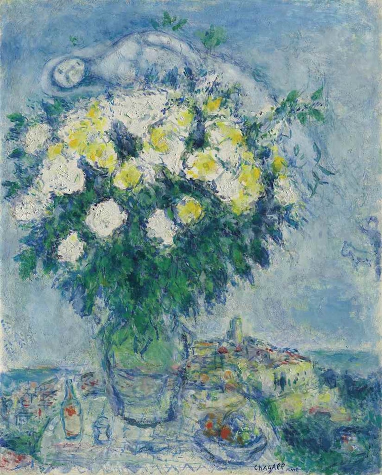 Le nu au bouquet by Marc Chagall