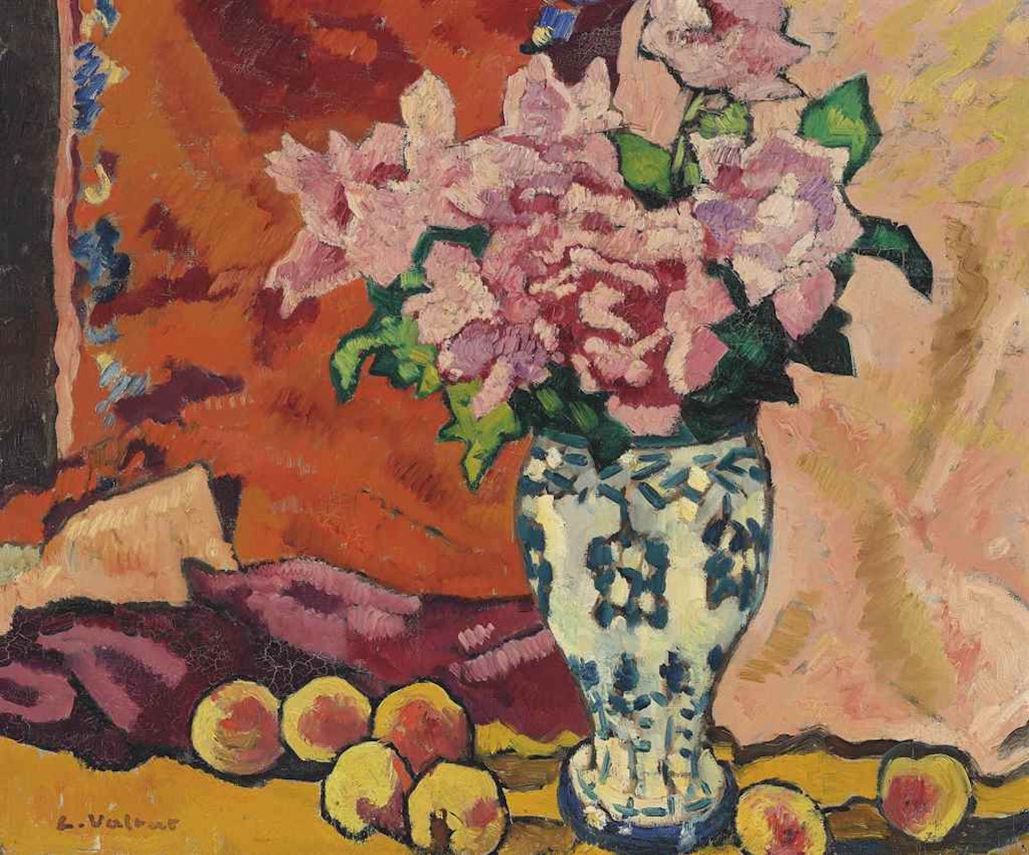 Bouquet de roses aux pêches by Louis Valtat