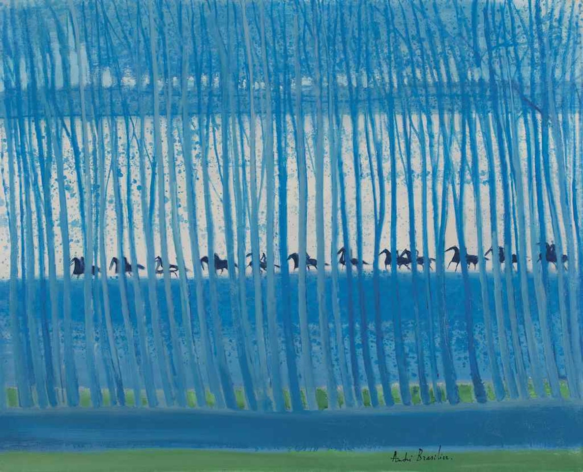 Cavalcade bleue by André Brasilier