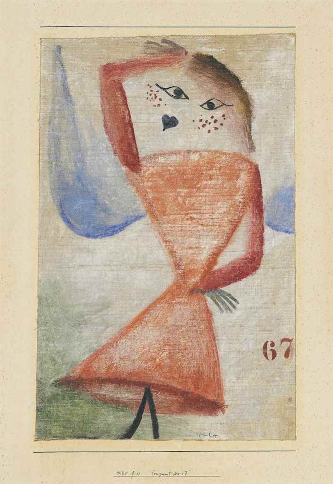 Fragment Nr. 67 (Engel) by Paul Klee