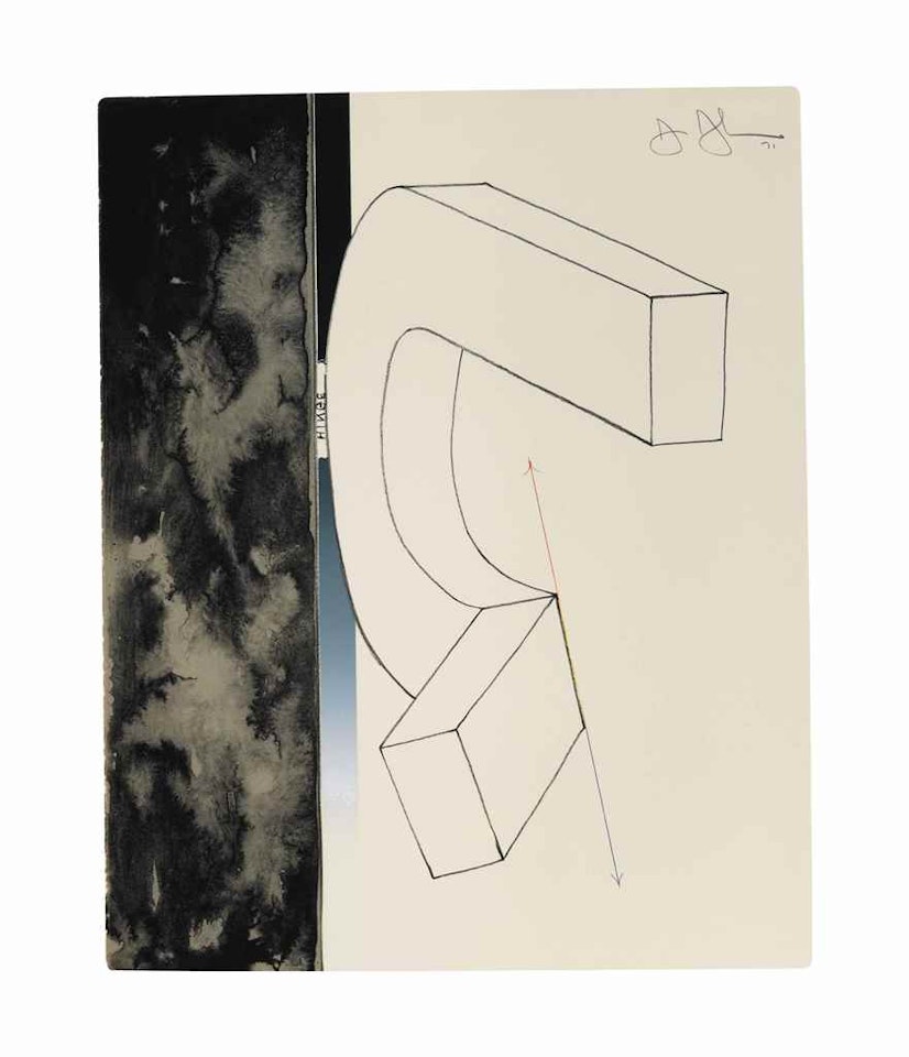 Bent "U", from Fragment—According to What by Jasper Johns