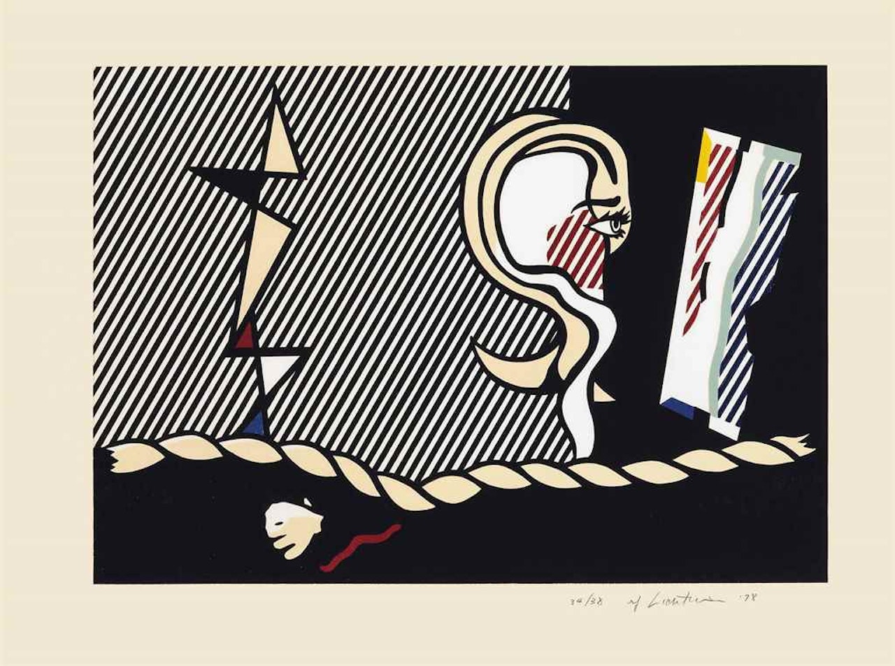 Figures with Rope, from Surrealist Series by Roy Lichtenstein