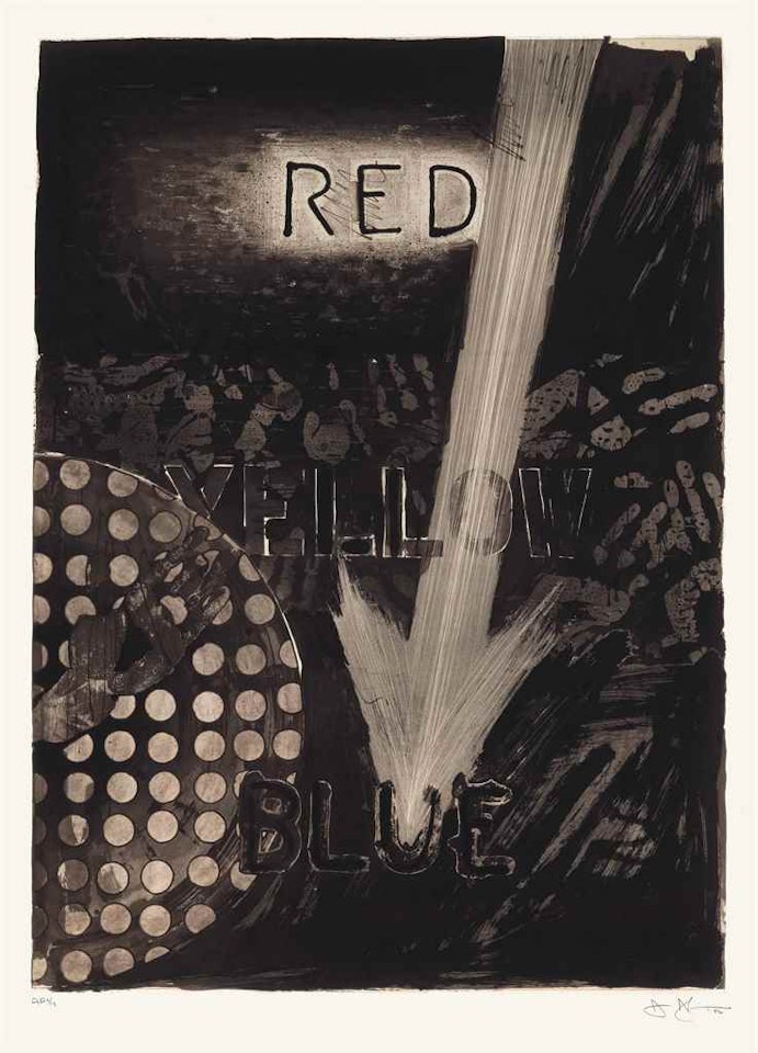 Untitled (Red) by Jasper Johns