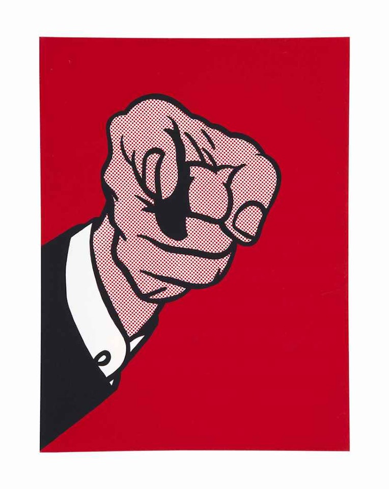 Finger Pointing, from The New York Collection for Stockholm by Roy Lichtenstein