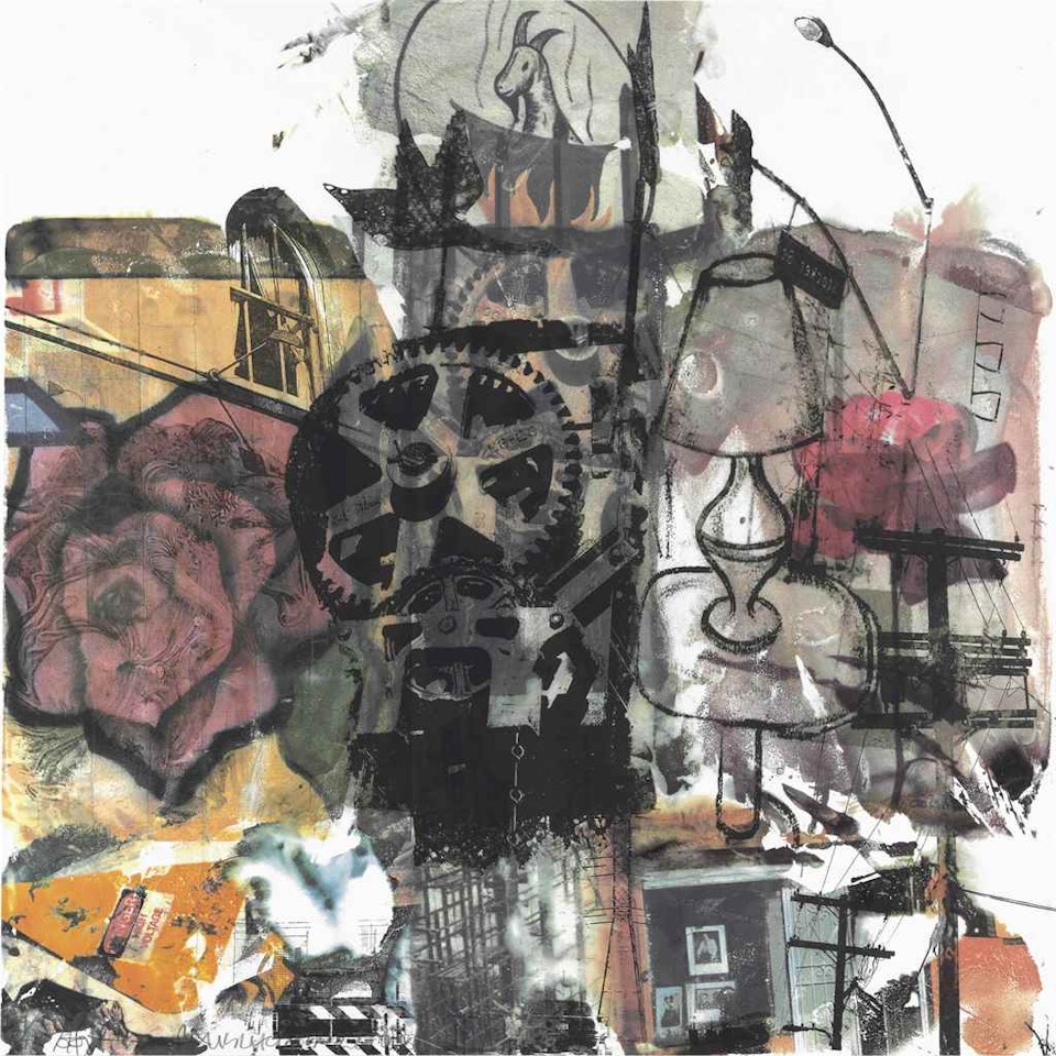 Quattro Mani II by Robert Rauschenberg