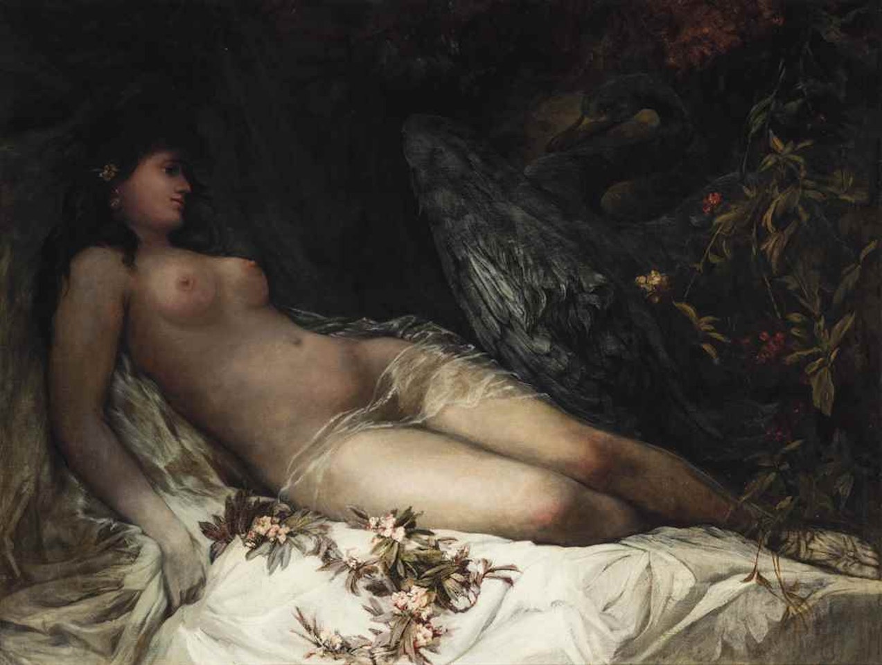Leda and the Swan by Hans Makart