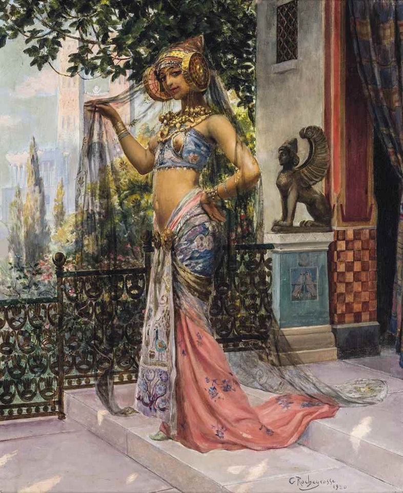 Oriental beauty by Georges Antoine Rochegrosse