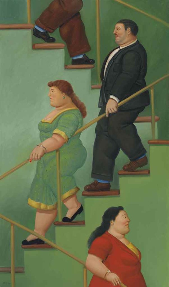 La escalera by Fernando Botero