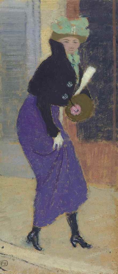 Femme au manchon by Félix Vallotton