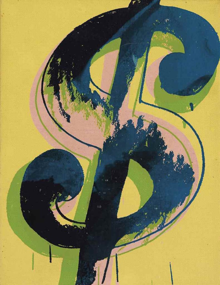 Dollar Sign by Andy Warhol