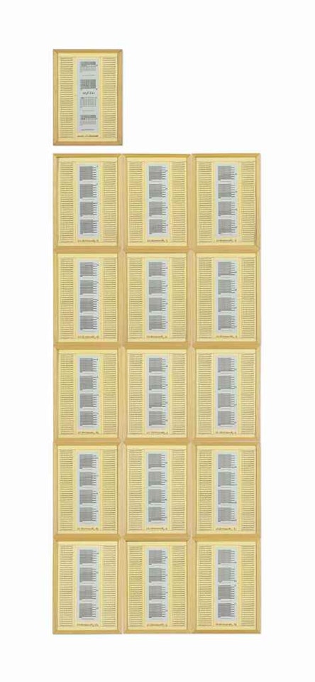 Variation no. 23 by Hanne Darboven