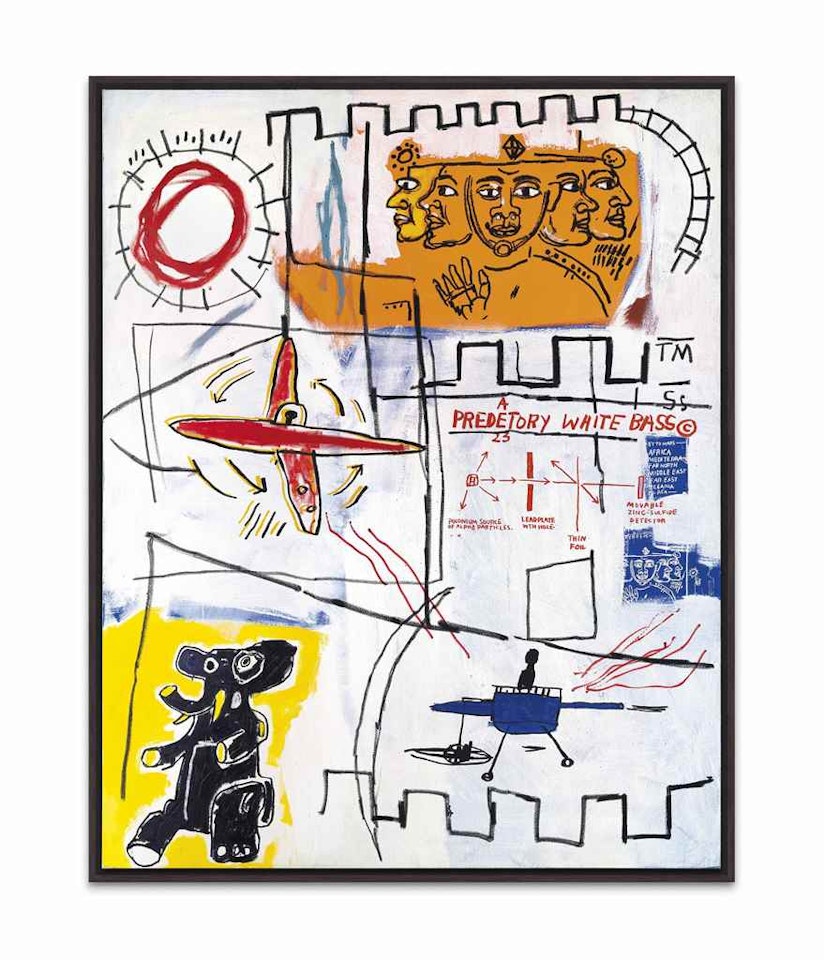 Alpha Particles by Jean-Michel Basquiat