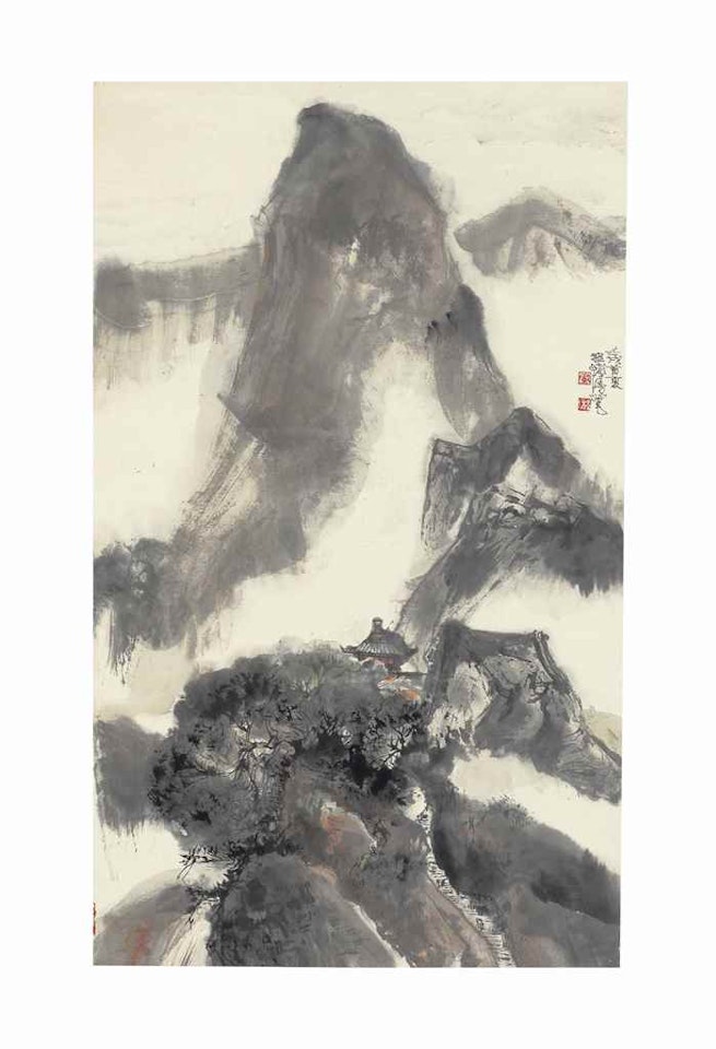 House Among Cliffs by Cheng Shifa