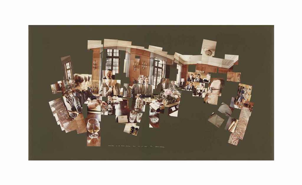 Luncheon at the British Embassy, Tokyo Feb 16th 1983 by David Hockney