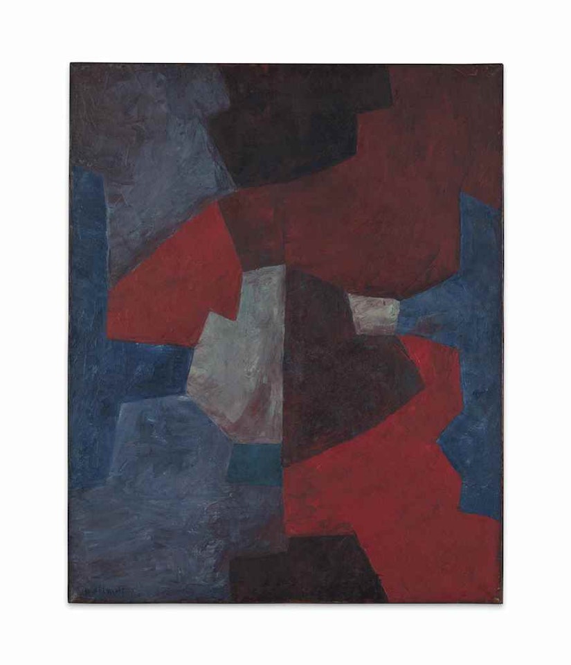 Rouge bleu gris et lie-de-vin by Serge Poliakoff