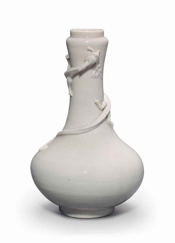 A DEHUA 'GARLIC HEAD' BOTTLE VASE by Anonymous