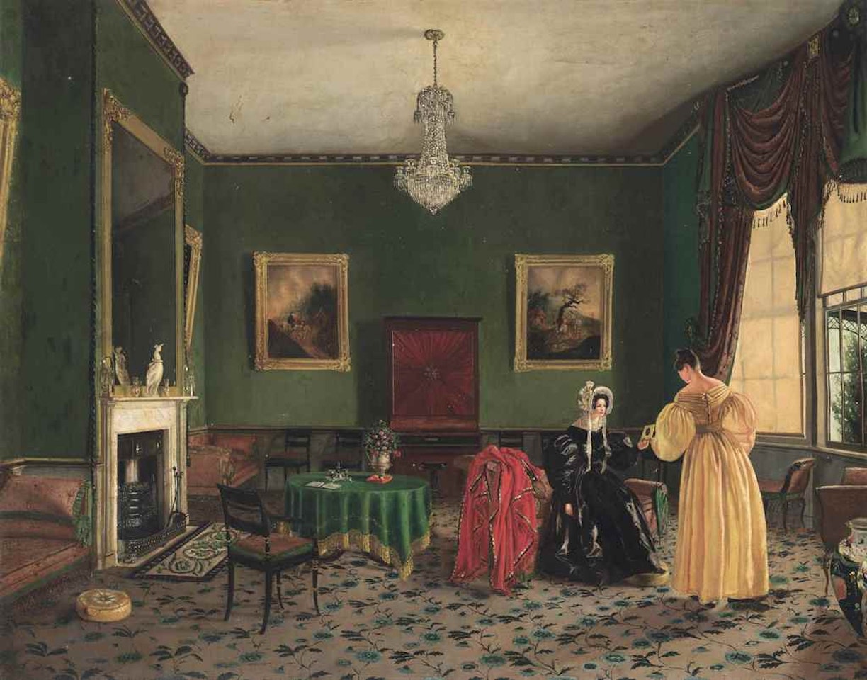 In the drawing room by English School