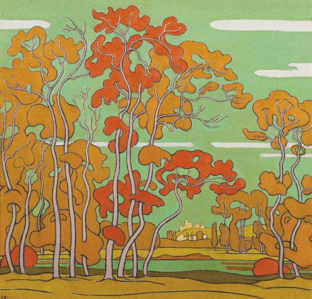 Sunshine Les Andelys by Claude-Francis Barry