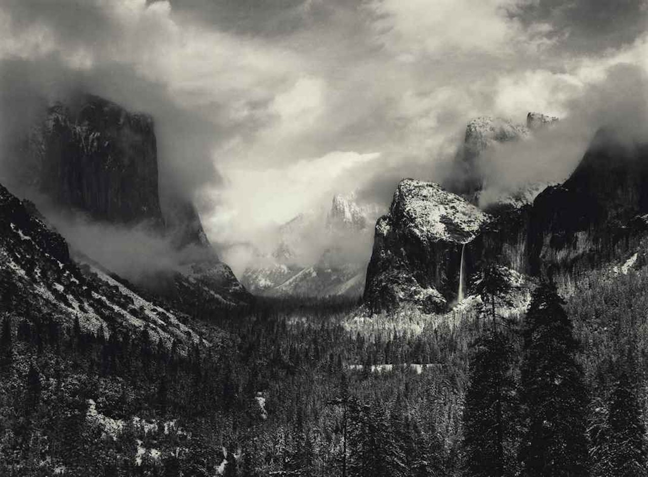 Clearing Winter Storm, Yosemite National Park, California by Ansel Adams